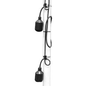 A2T51 Goulds Double Float Switch, Pump (13 Max Amps, 30' Cord, 115 Volt Plug , Wide Angle, Pump Down)