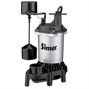 2164 Simer Submersible Thermoplastic Sump Pump 