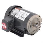 US Motors C-Face General Purpose Industrial Motor, TEFC